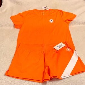 NWT Converse T-Shirt and Chevron Shorts. Size, XL.